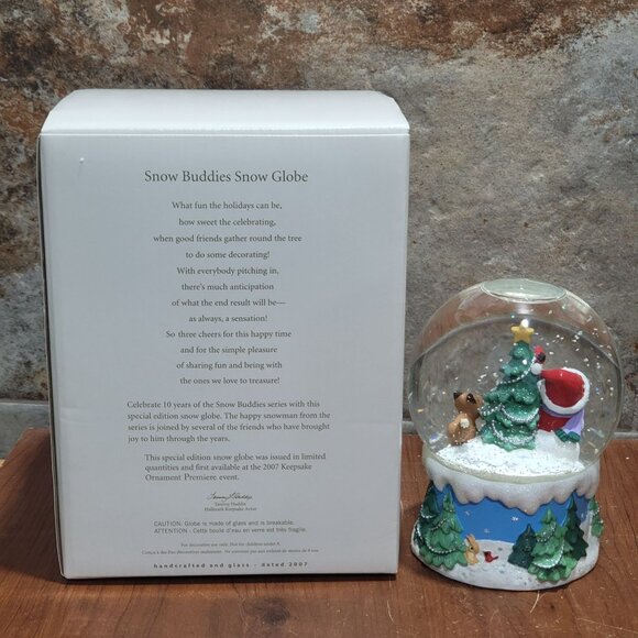 Hallmark Snow Buddies Snow Globe 2007 - Picture 3 of 12